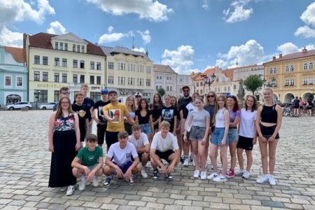 Gruppenfoto in der Altstadt